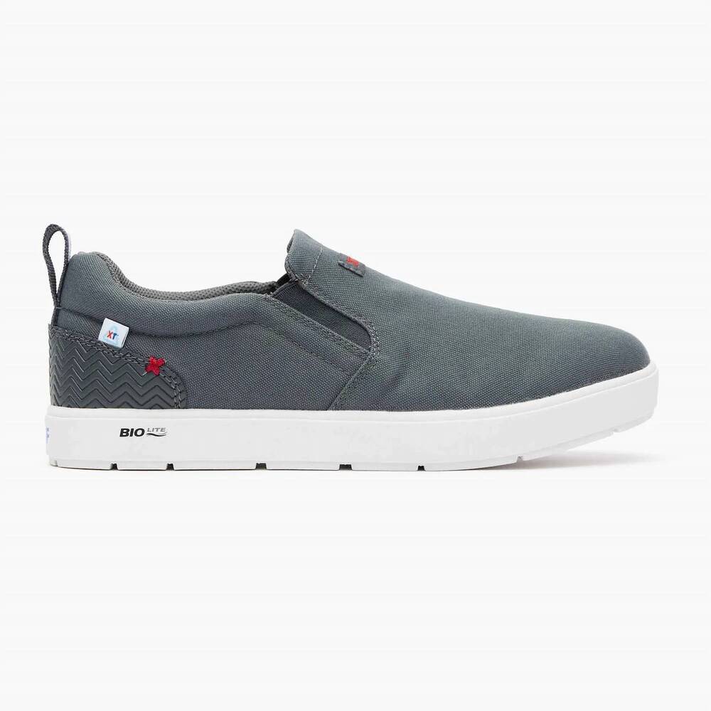 NEW XTRATUF men's sharkbyte 2.0 eco deck shoe in grey